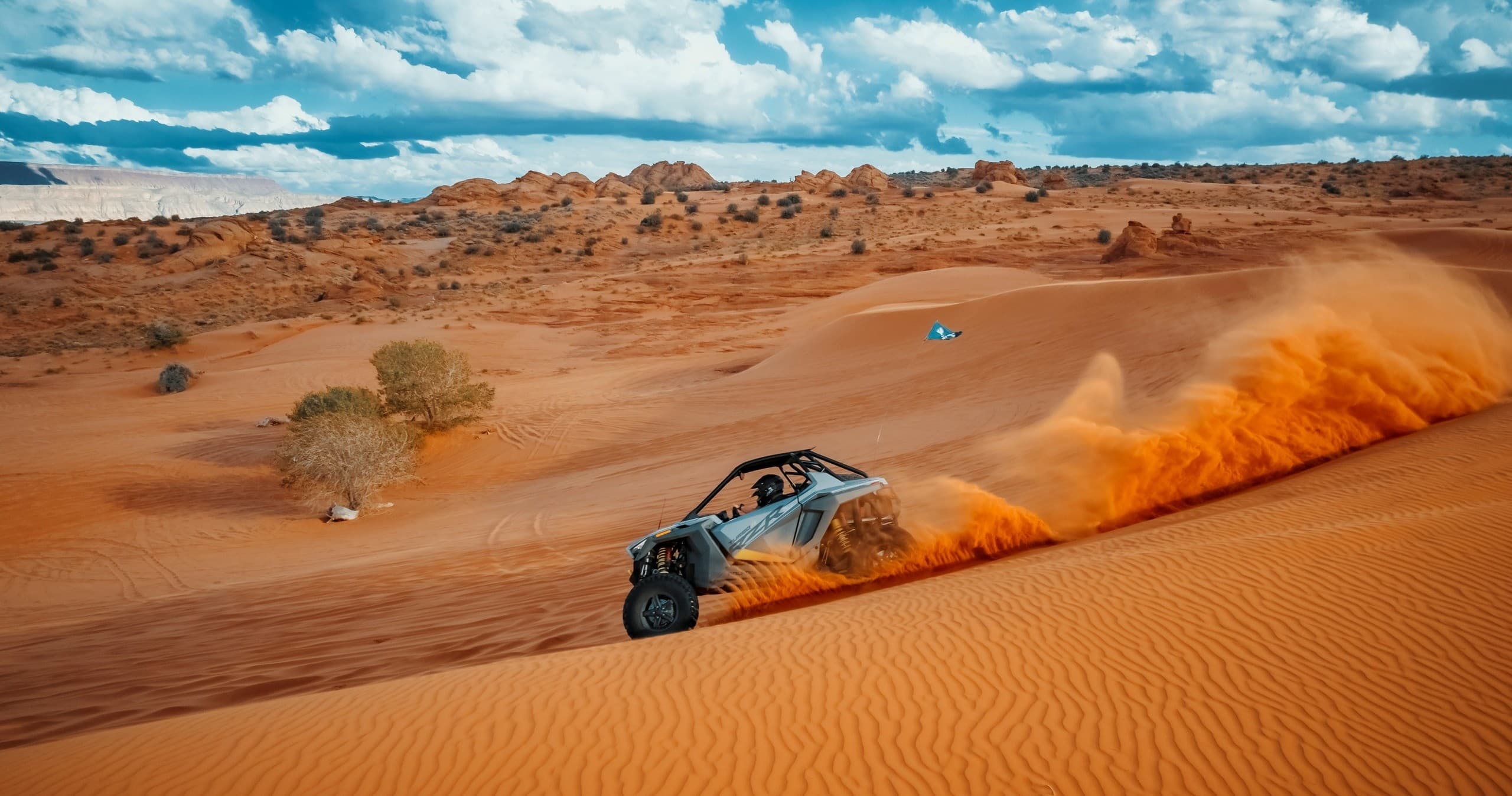 Off-Road Adventure: 2-Seat Polaris Turbo at Sand Hollow, Utah