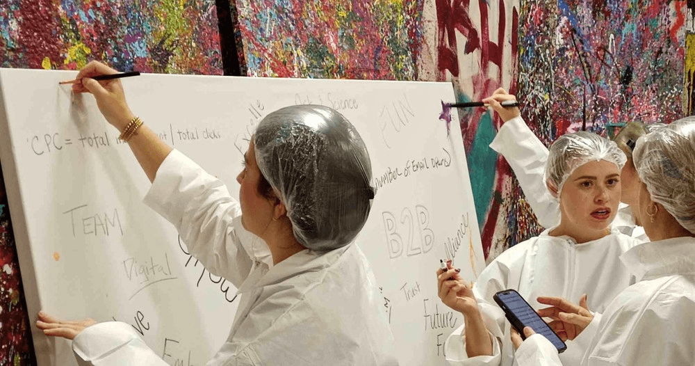 Pollock Pour & Splatter Party in Santa Monica, CA