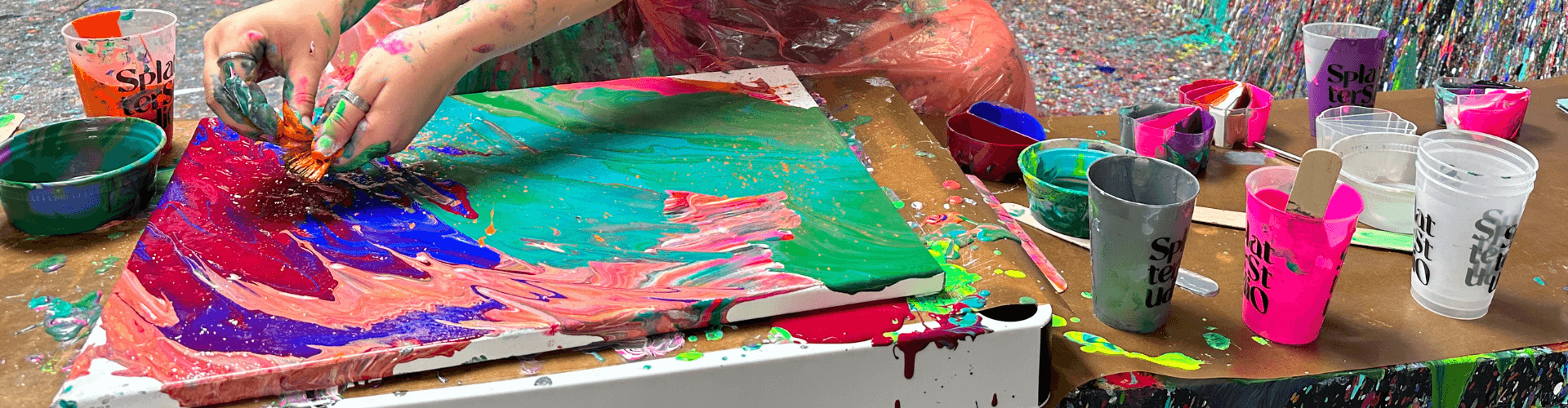 Atlanta Pollock Pour & Splatter Experience Workshop