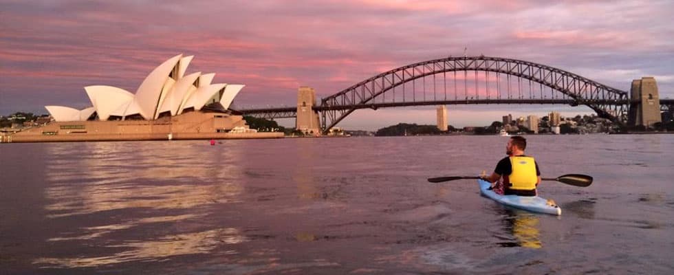 Sydney Kayak Tours at Sunrise with OzPaddle Sydney