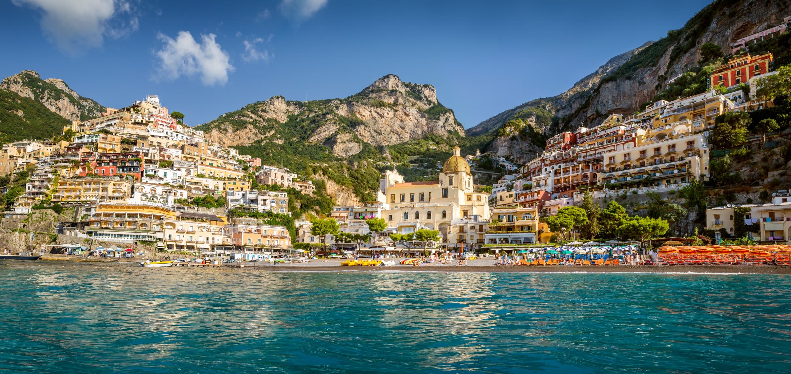 Water-activities: Private Boat Tour to Positano from Sorrento
