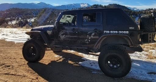 Black 4 Door Wrangler JKU Rubicon - Vader