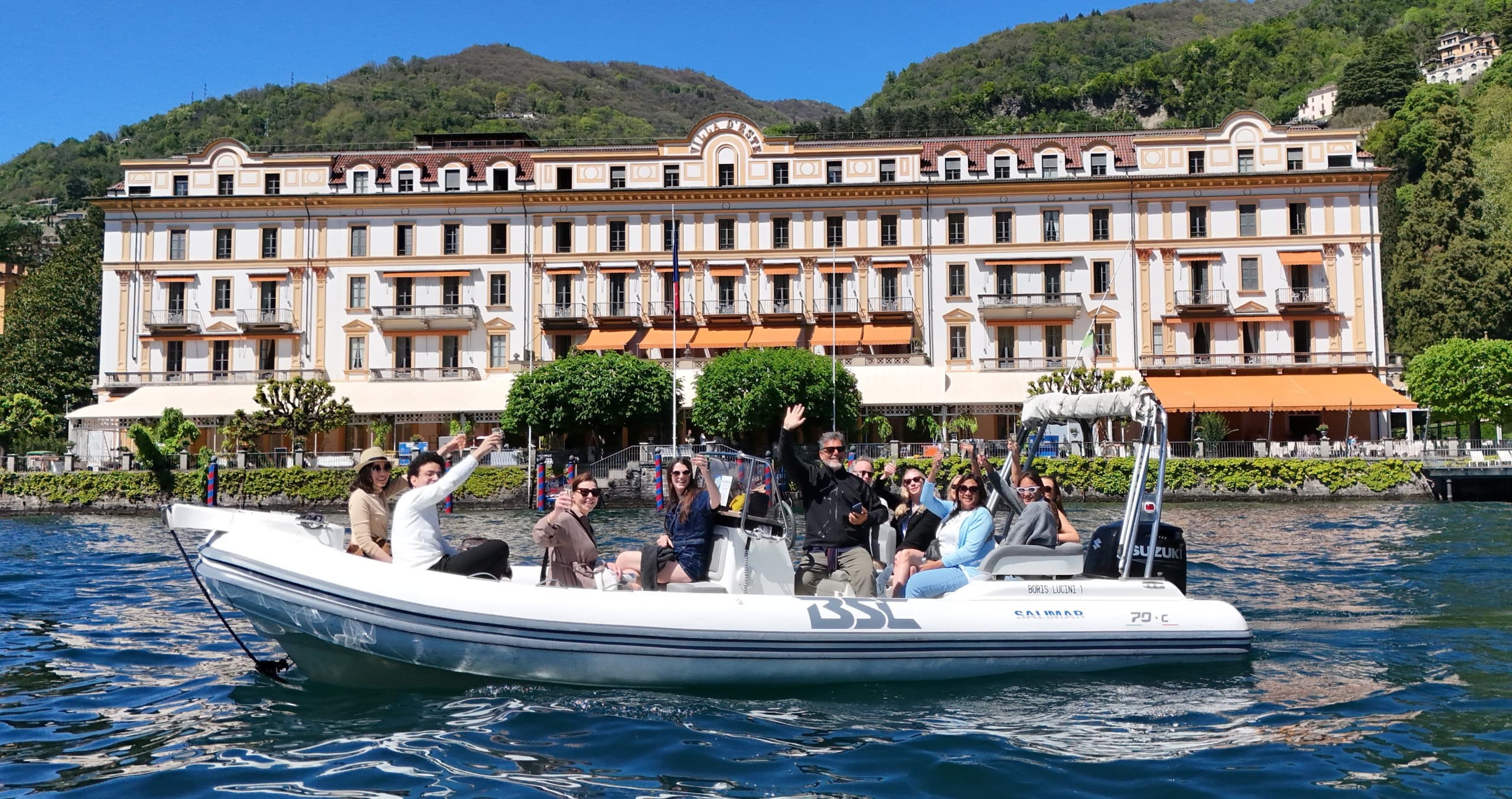 One-Hour Lake Como Prosecco Cruise: Fast Dinghy Tour of Villas from Como photo 4