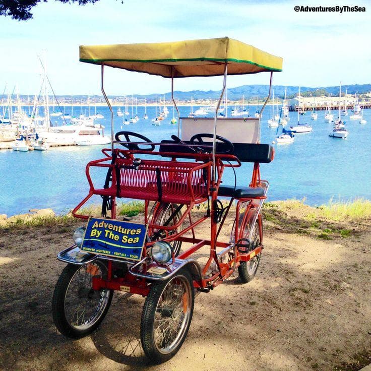 Explore Monterey Coastline Pedaling Along the Recreation Trail with Surrey Rentals