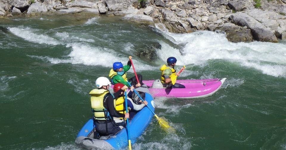 Inflatable Kayaking Lunch Trip in Stanley, Idaho