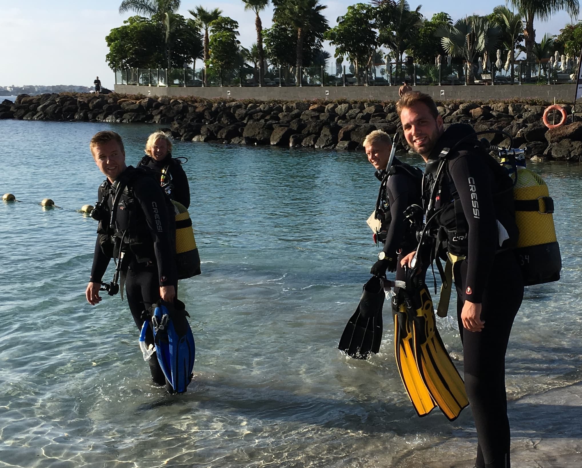 Shore Dive Adventures with Scuba Sur at Anfi Beach