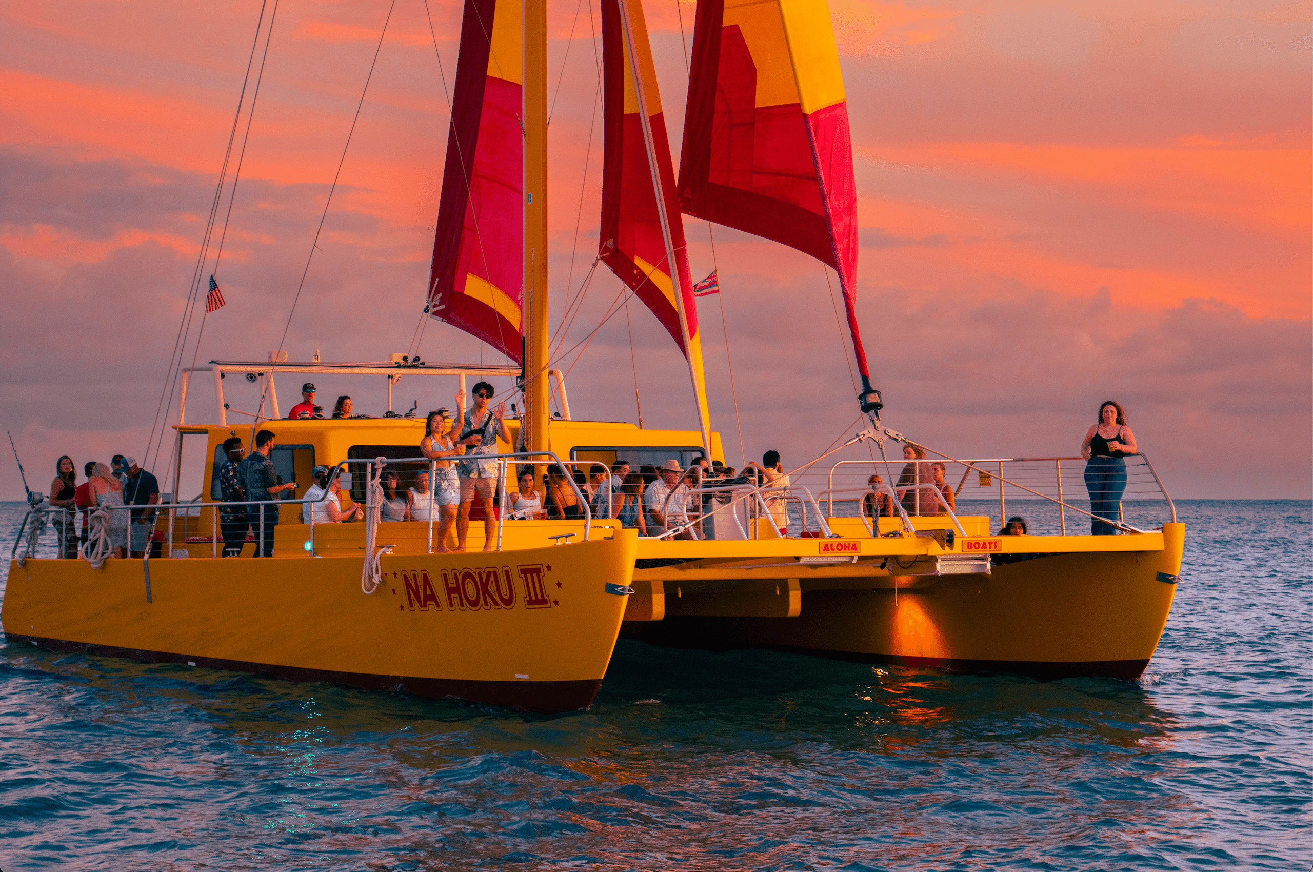 90-Minute Sunset Sail from Kewalo Harbor — Waikiki Skyline & Cocktails