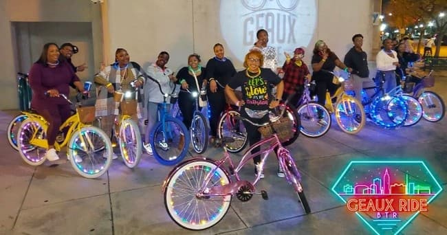 Baton Rouge Bike Parties with Geaux Ride’s Platinum Package