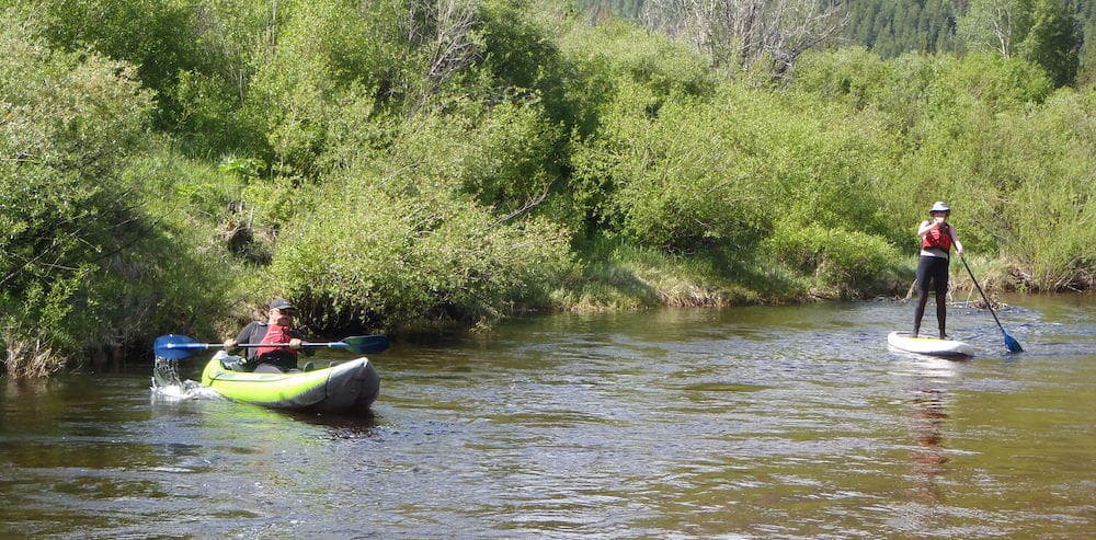 Stand-Up Paddleboarding with Elk Mountain Expeditions in Aspen