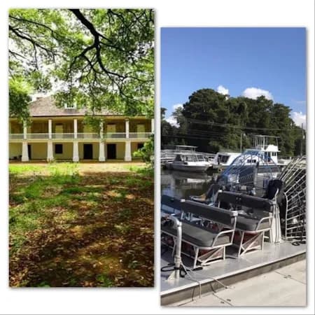 Small Airboat Swamp Tour & Guided Whitney Museum Plantation