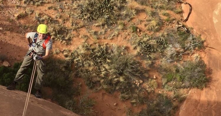 Funnel Arch Rappel Adventure in Moab, Utah