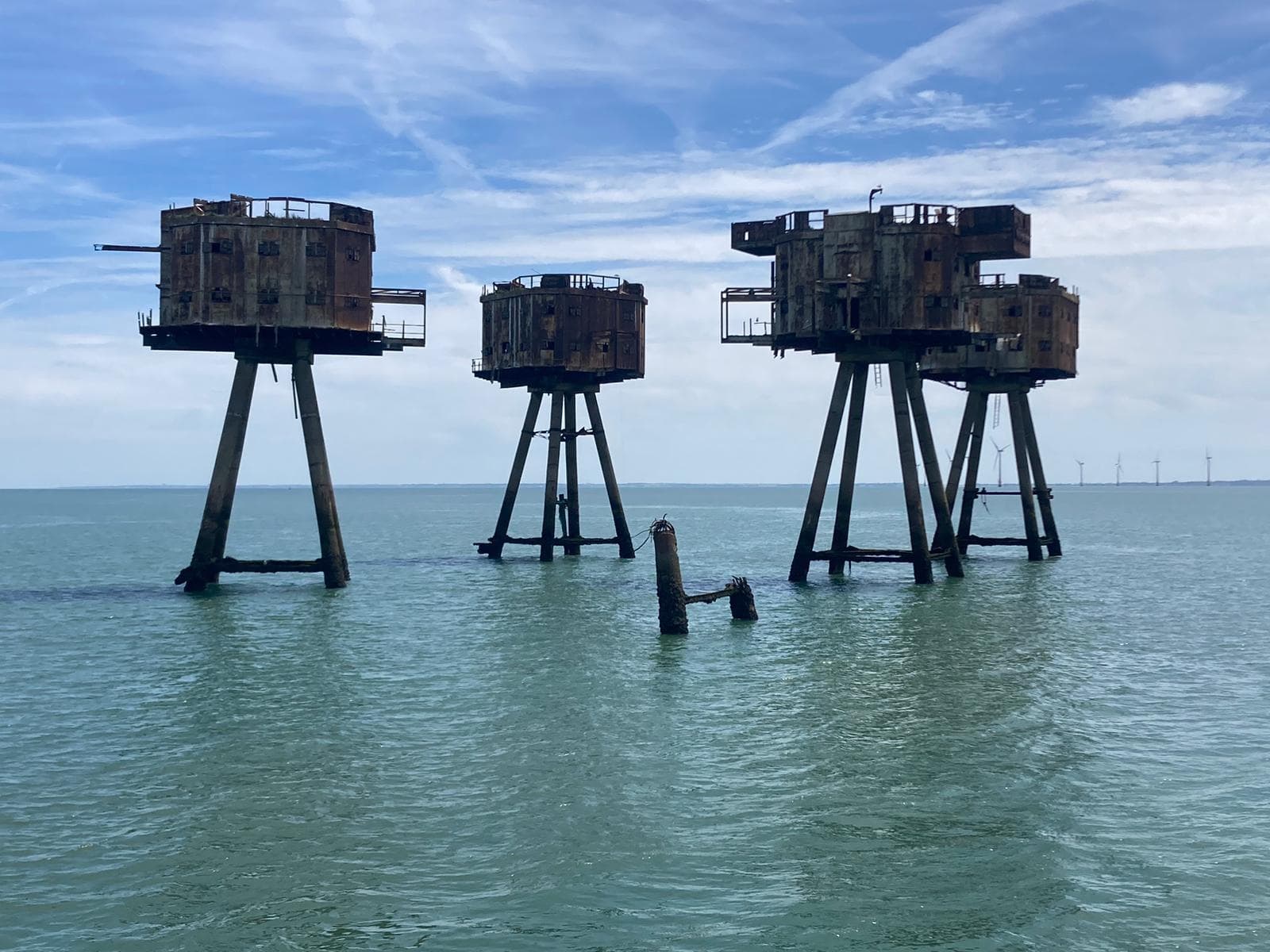 Maunsell Forts Cruise from Queenborough: Red Sand, Shivering Sand & Knock John Towers photo 3