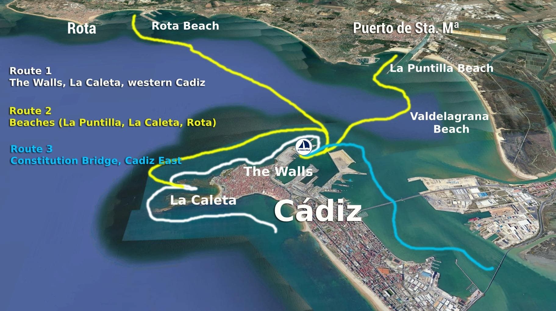 Sail Cadiz's 15th-Century Walls: Private Two-Hour Historic Bay Cruise photo 3