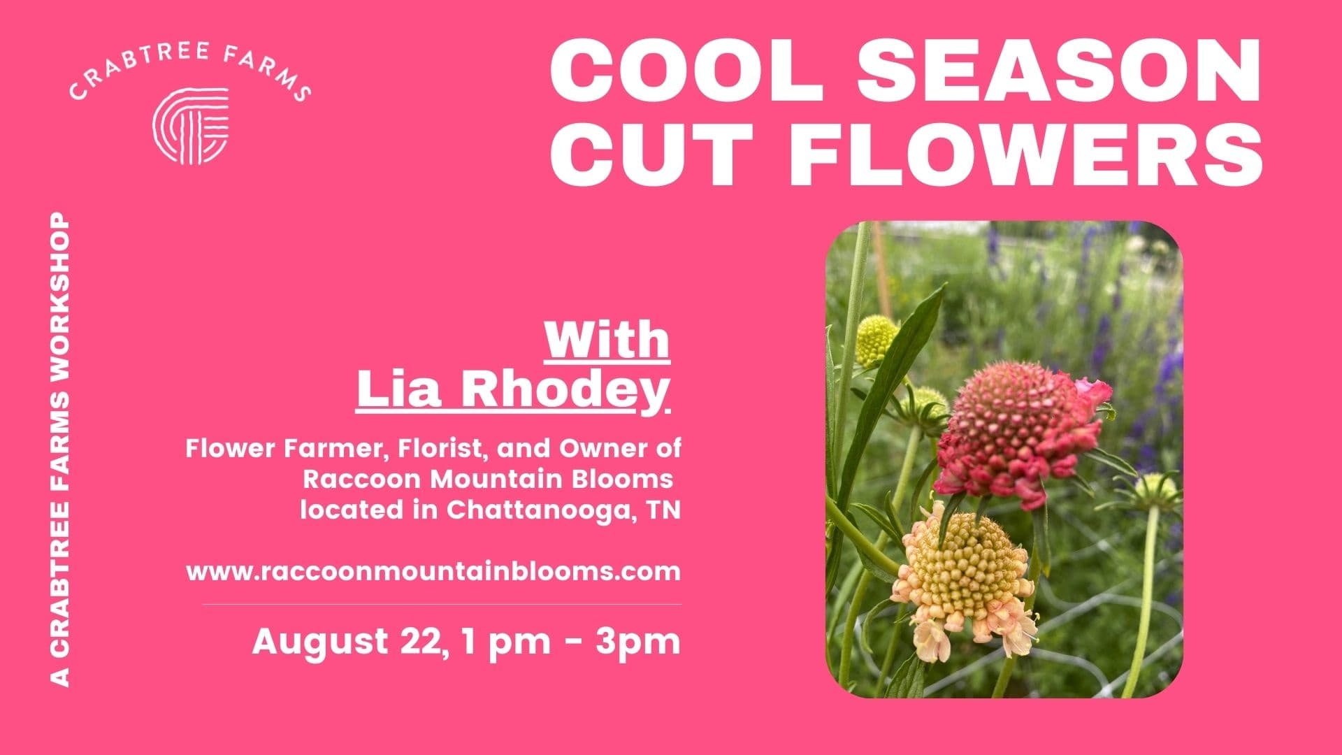 Cool-Season Cut Flowers Workshop at Crabtree Farms — Plant in Fall for Early Spring Blooms photo 1