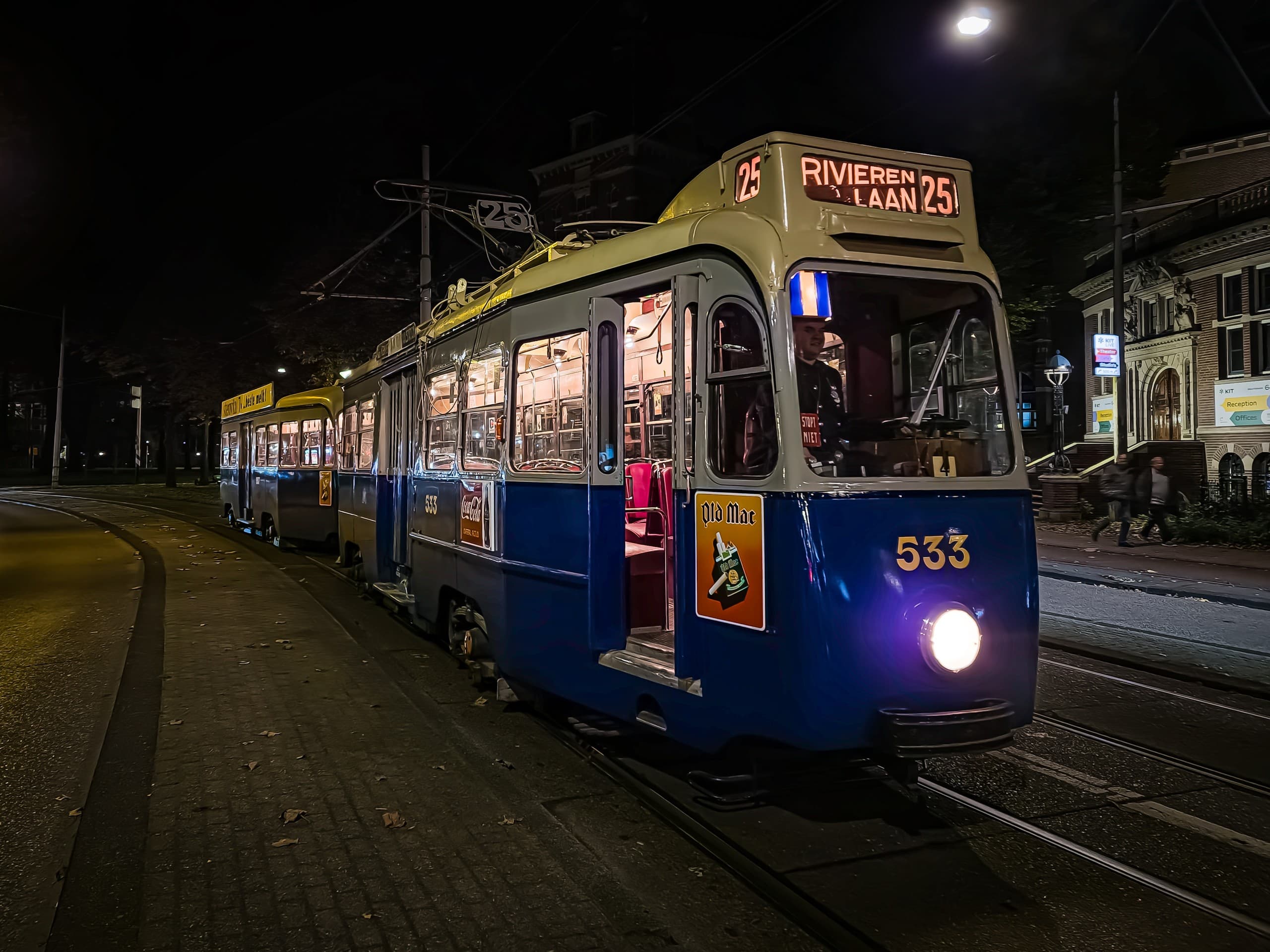 Amsterdam Night-Light Tram: Lichtjes Ritten on the Elektrische Museumtramlijn