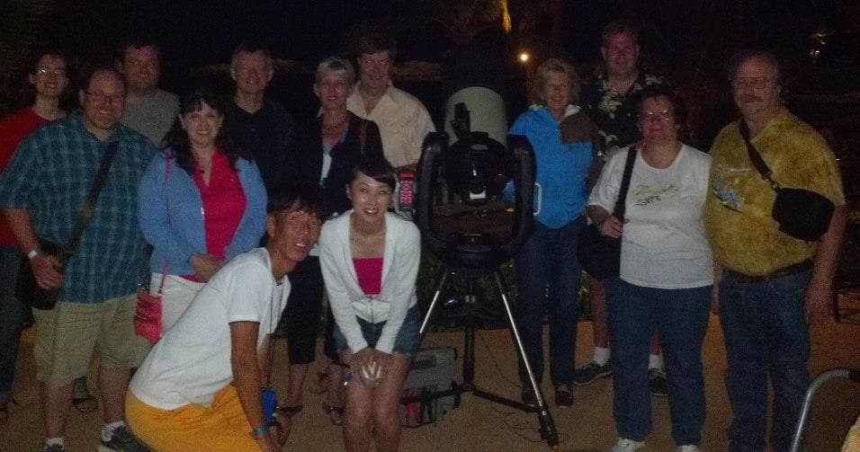 Stargazing at DisneyAulani StarShow in Hawaii