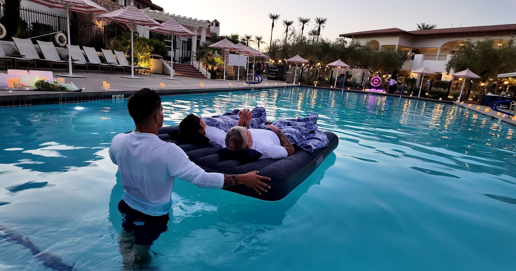 Private Floating Sound Bath in Indio — One-Hour Pool Sound Meditation