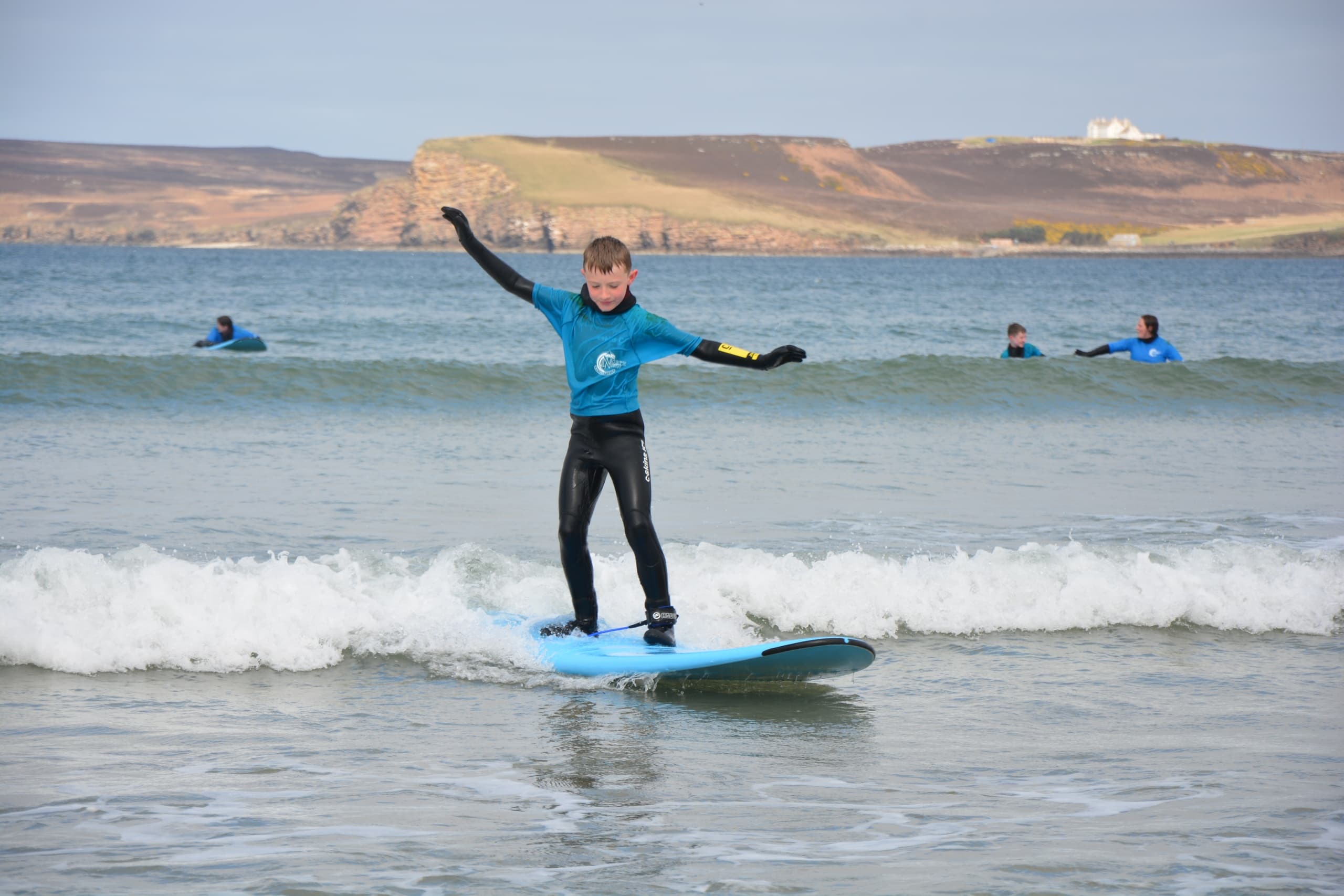 Kids Surf Programme by North Coast Watersports in Scotland