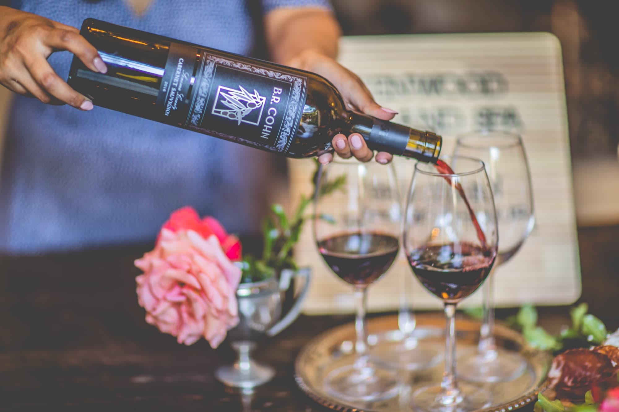 Reserve Wine Flight at B.R. Cohn Winery in Glen Ellen