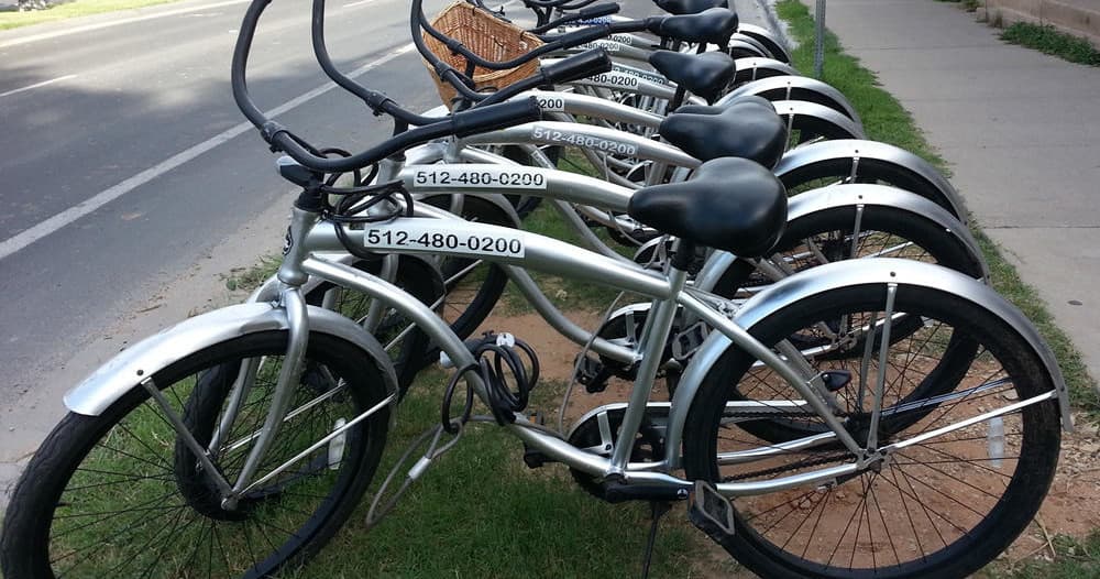 Explore Austin on a Single Speed Beach Cruiser Bike