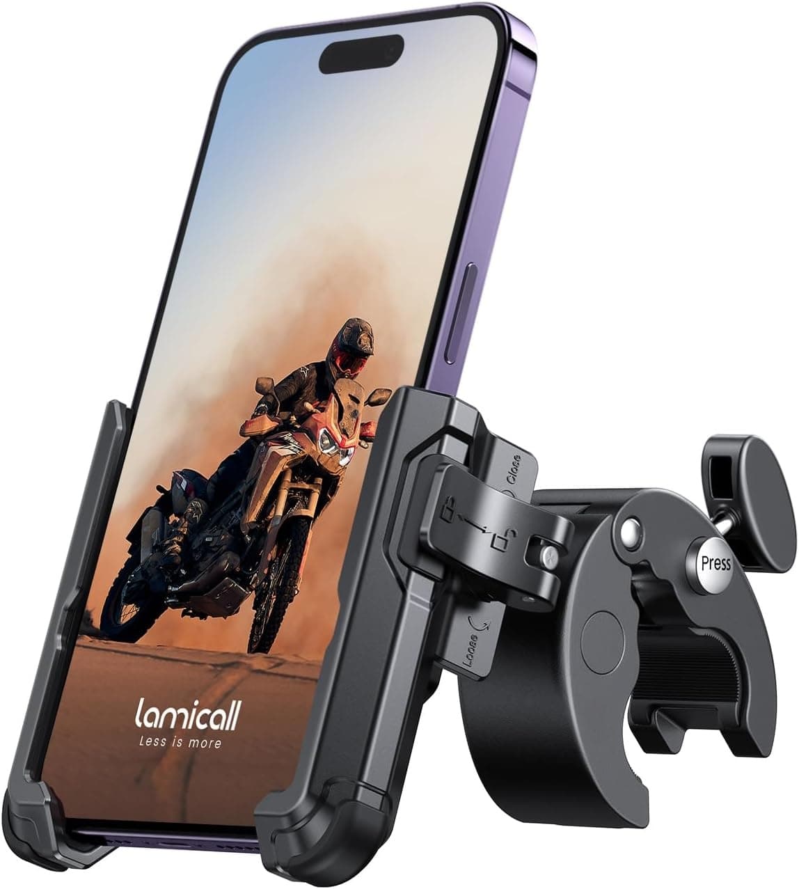 Bike Phone Holder at Door 2 Door E-Bike Rentals in Jackson