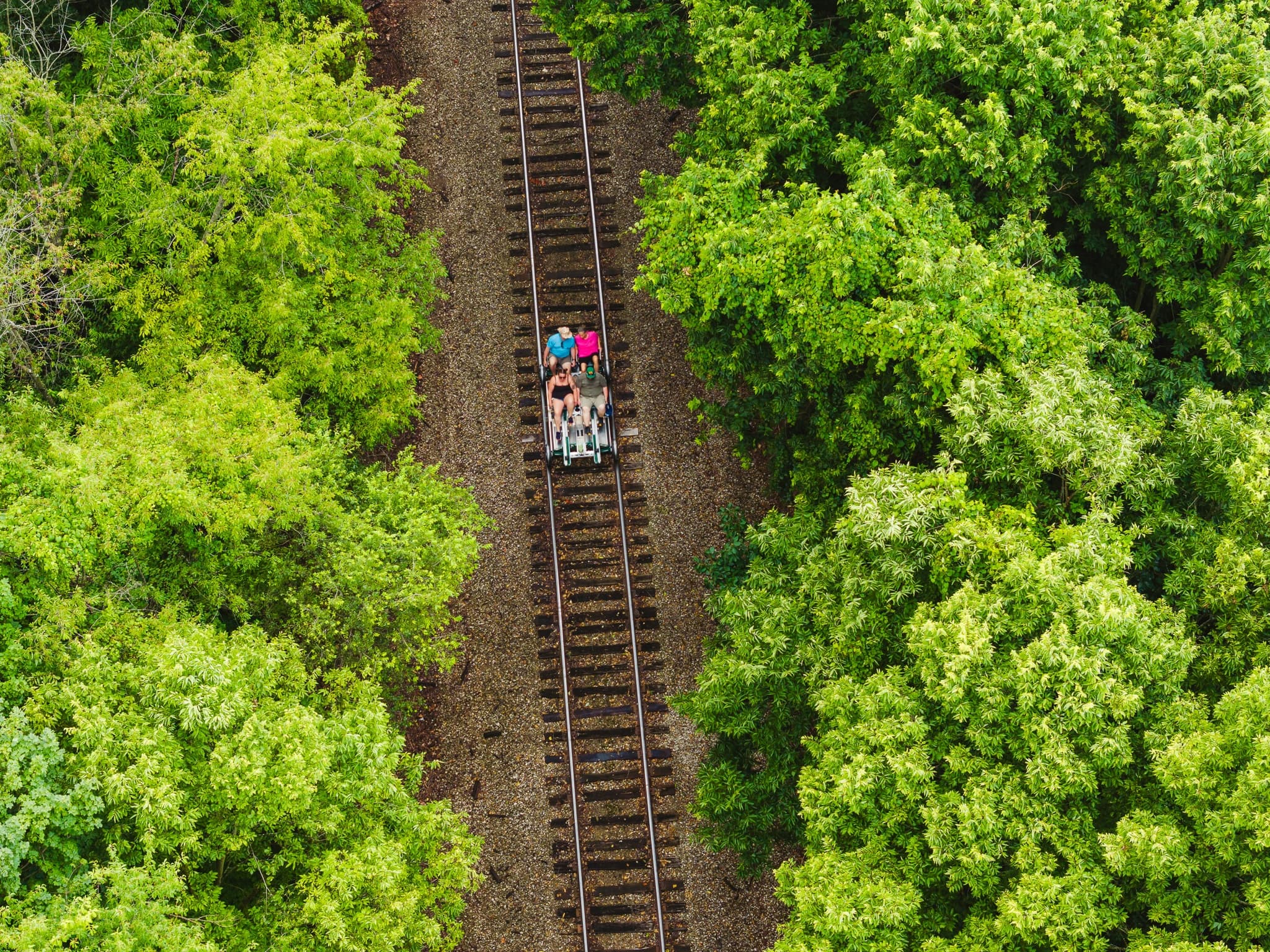 Forest Park Rail Biking with Nickel Plate Express