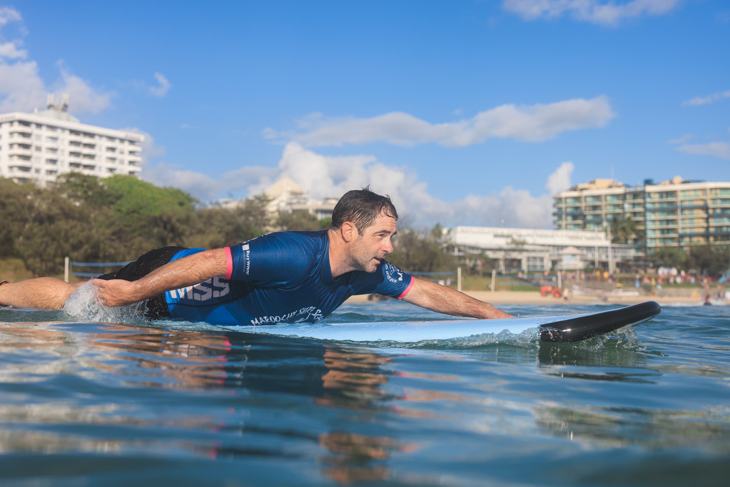 Surf Lessons at Maroochy Surf School in Mooloolaba