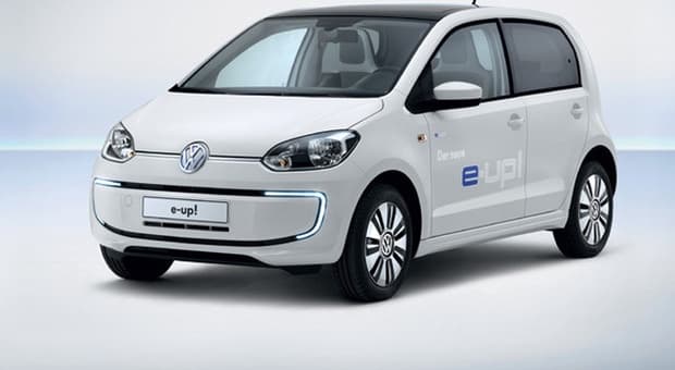Electric Volkswagen up! Rental in Lecco — Drive Lake Como Sustainably