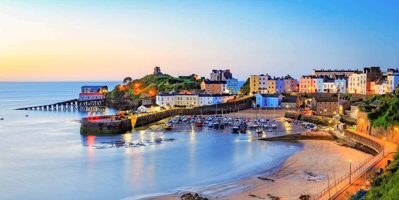 Tenby Day Trip: Colorful Harbor, Castle Beach & Caldey Island from Machynlleth photo 1