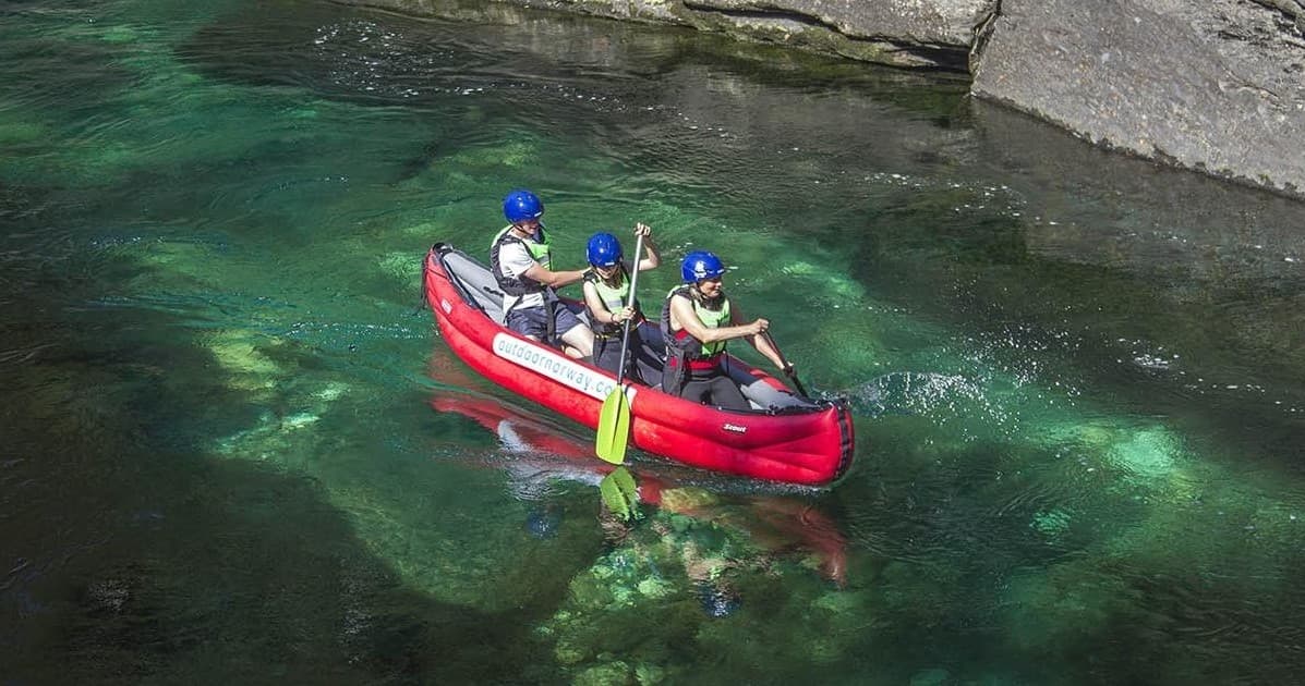 River Canoe Adventure with Outdoor Norway in Vossevangen