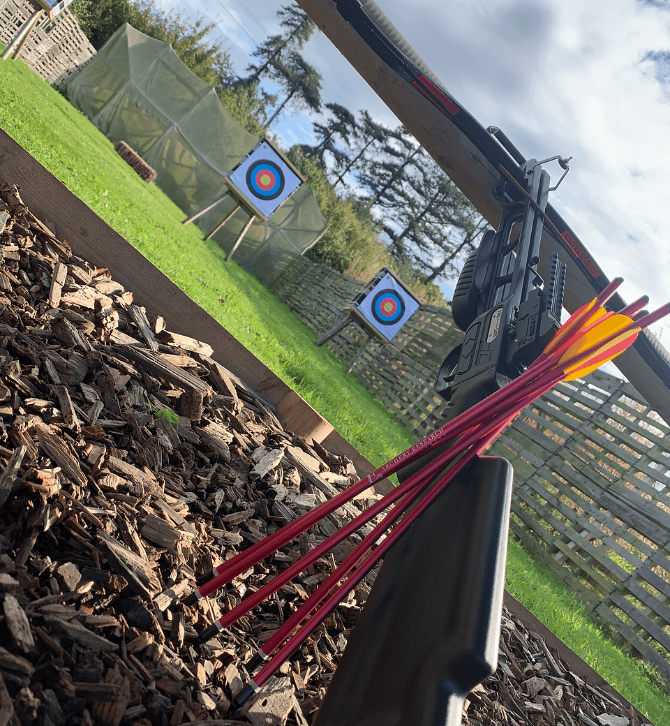 Land Adventures: Junior Crossbow at Back 2 Bear Outdoor Activities