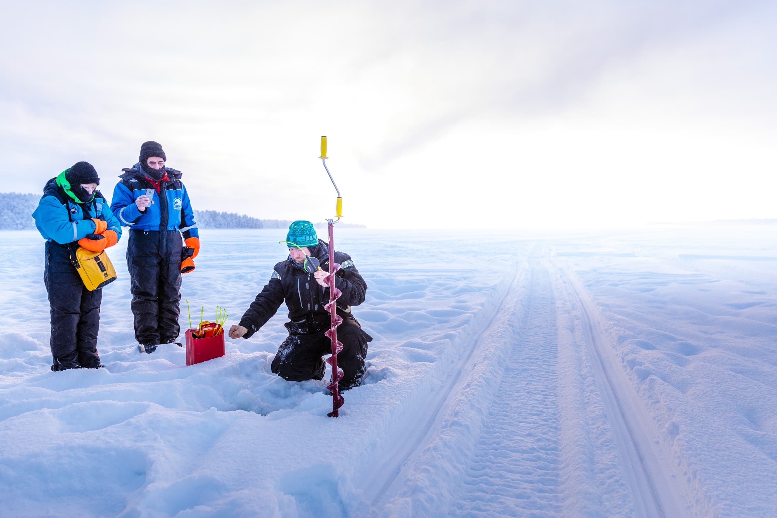 Ice Fishing Adventure at Wilderness Hotel Inari