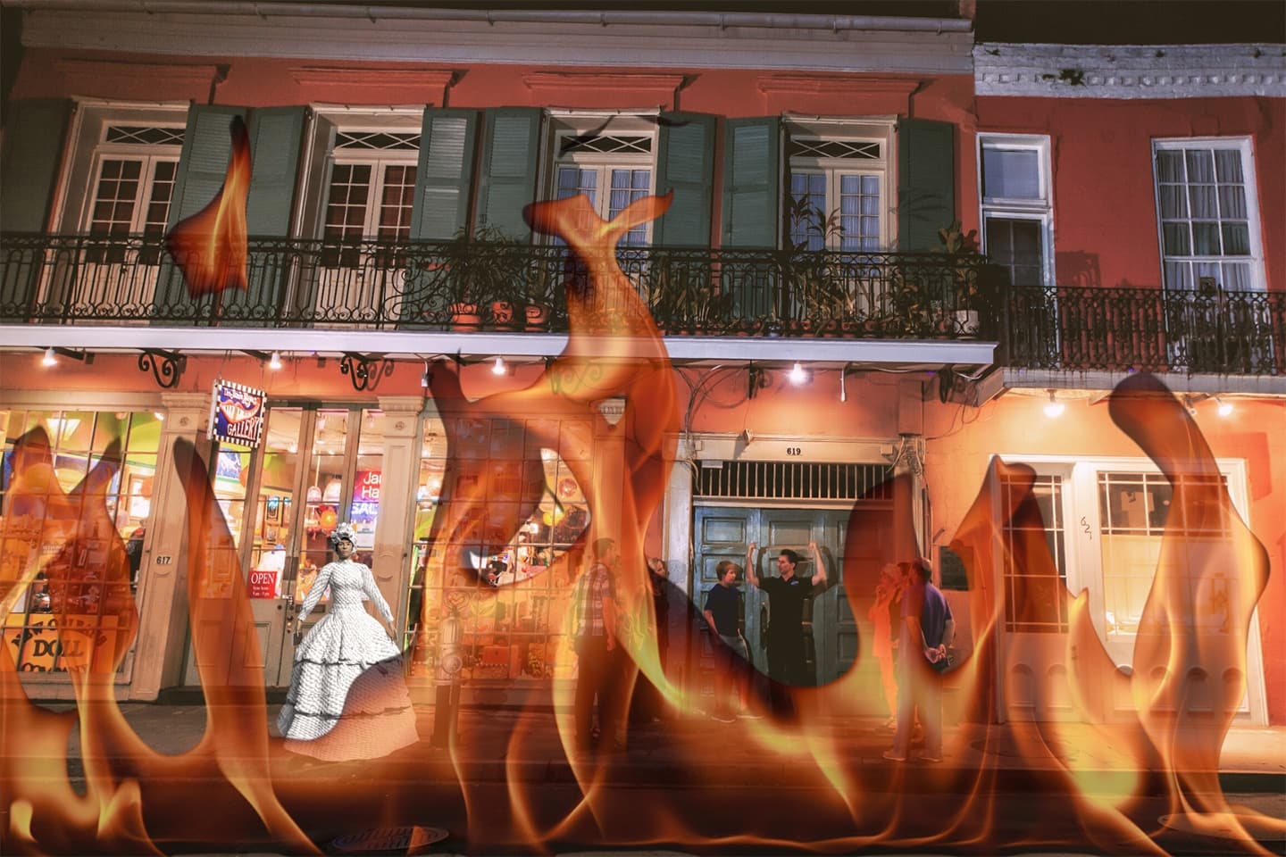 Haunted French Quarter Walk with New Orleans Steamboat