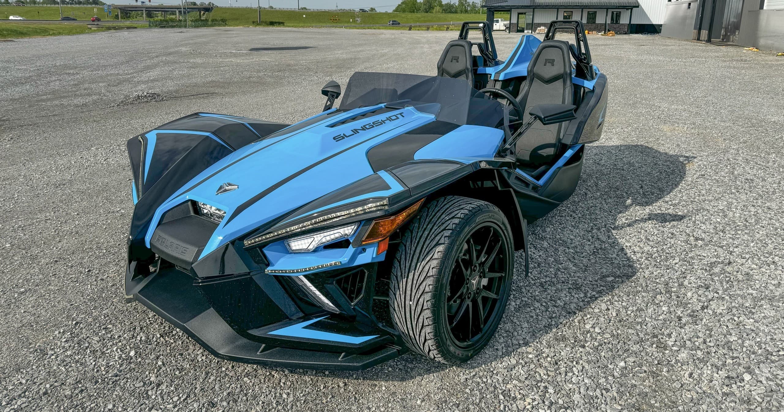 Riding the Polaris Slingshot Type-R in Paducah with Street Slingshot Rentals
