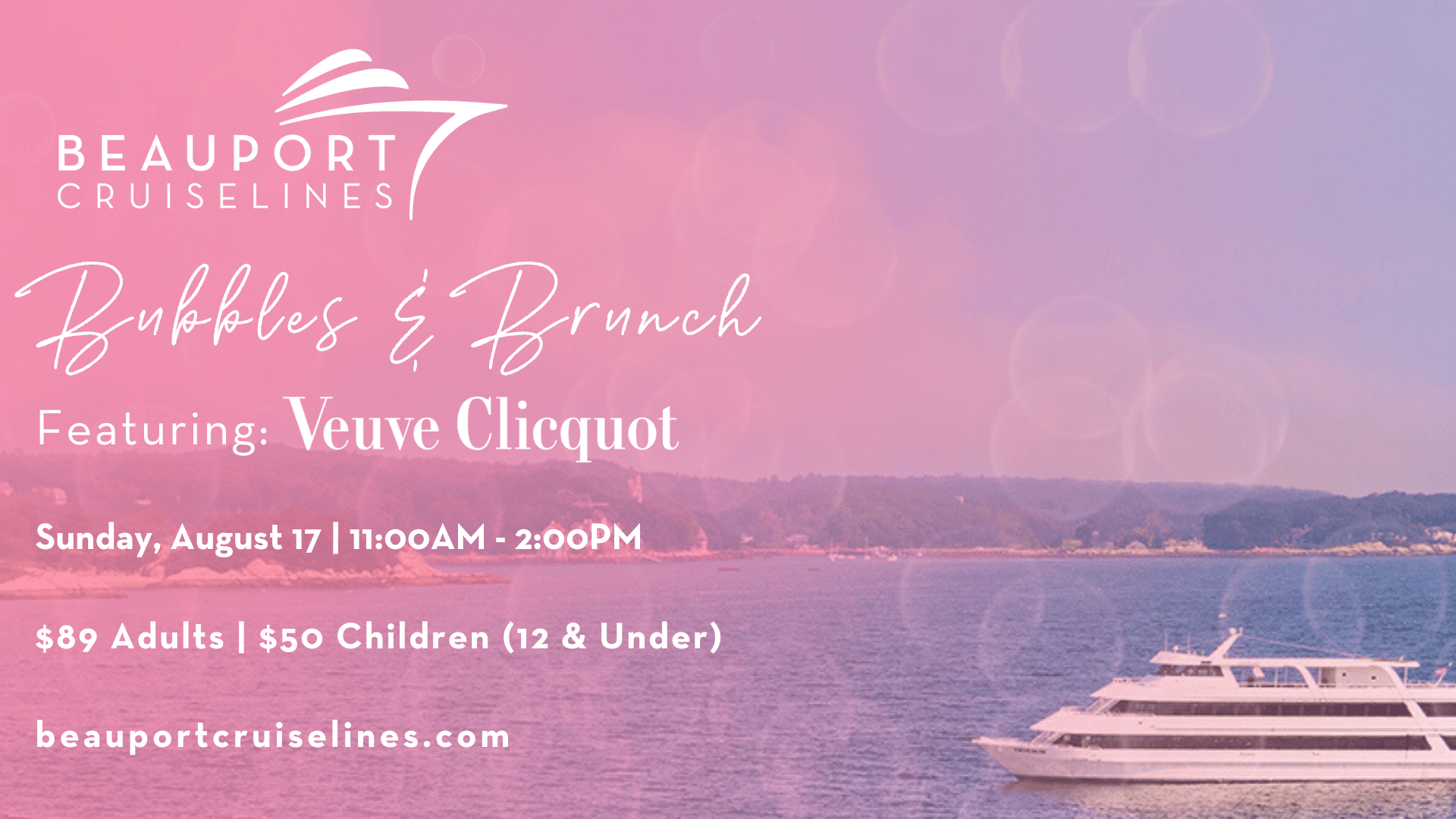 Water Activities & Beauport Cruiselines: Bubbles & Brunch Cruise