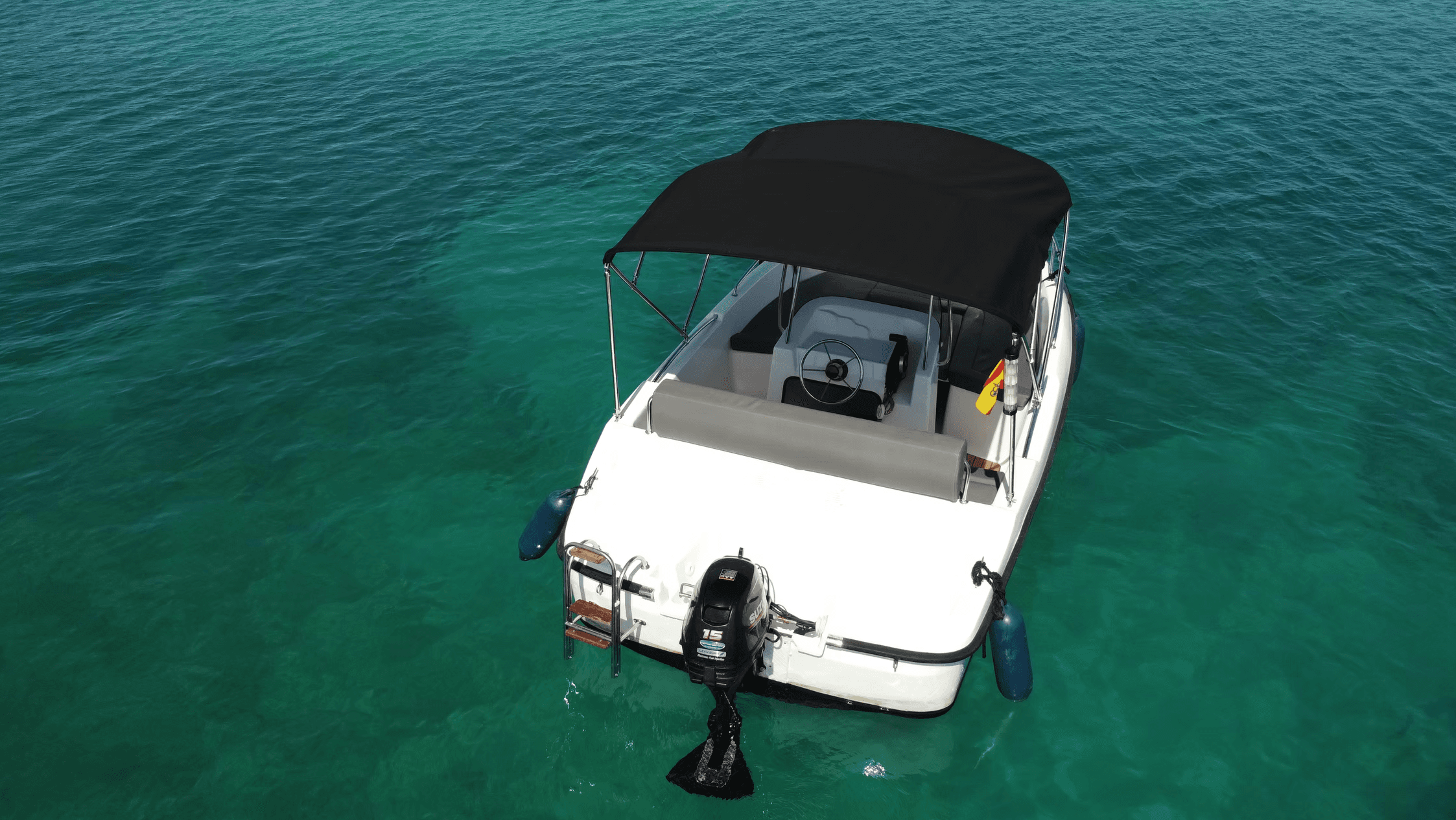 Tobago Marion 450 Open: No-License Boat Rental in Alcudia Bay, Can Picafort