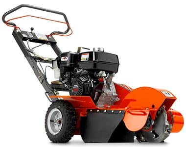 Towable stump grinder for tree removal and outdoor land prep