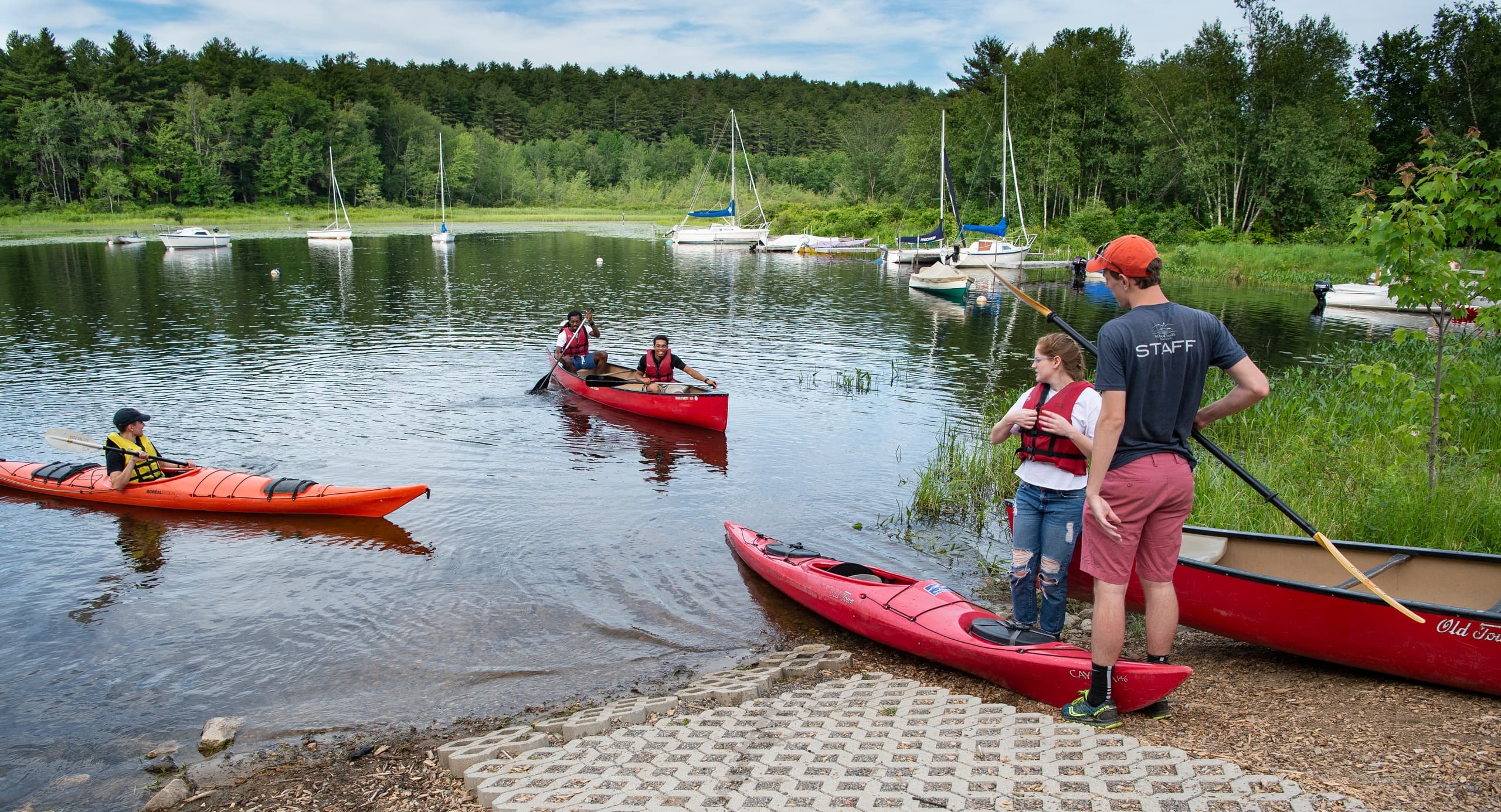 Squam Lakes Association team