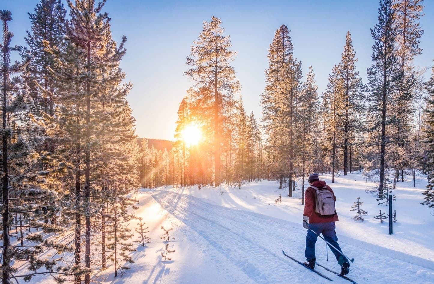 Beginner Cross-Country Ski Tour on Lake Immeljärvi - Levi, Finland