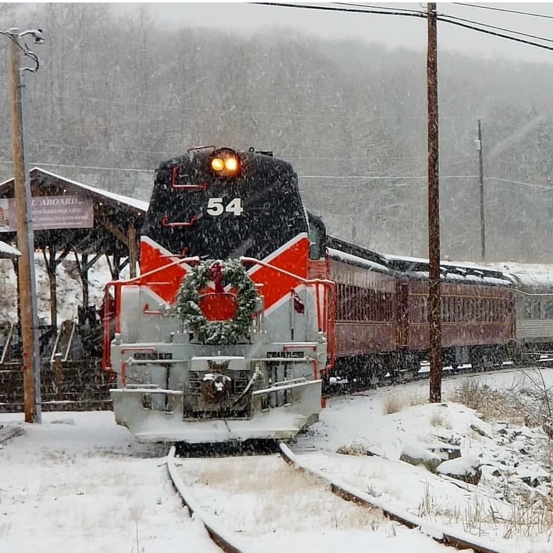 Santa Christmas Tree Express Adventure in the USA