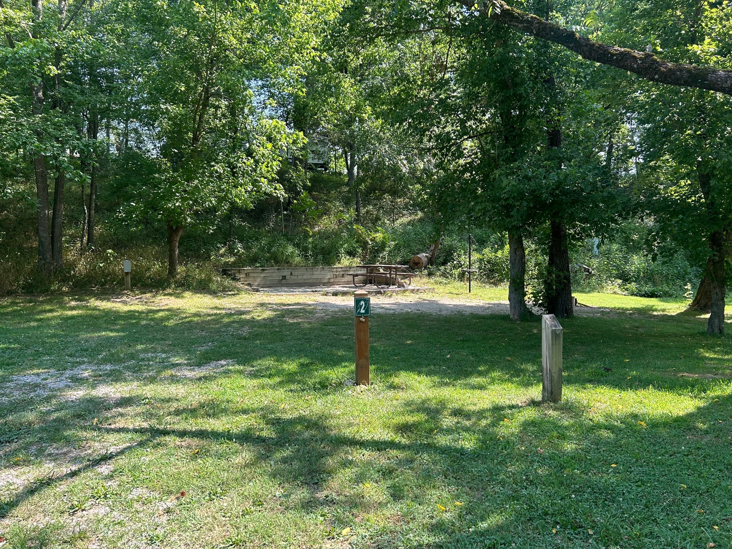 Outdoor Camping at Eureka Springs Parks and Rec’s E2 Site in Arkansas