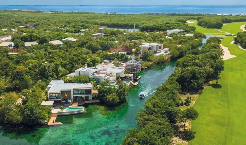 Land Adventures at El Camaleon Golf Course in Mexico