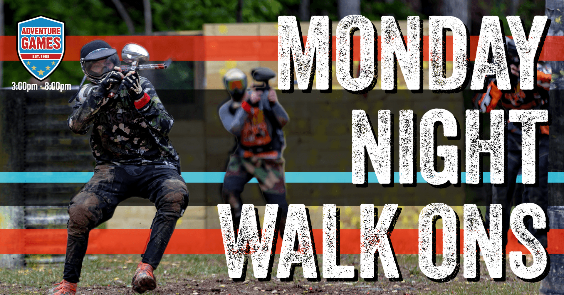 Monday Night Paintball Action in Weare, New Hampshire