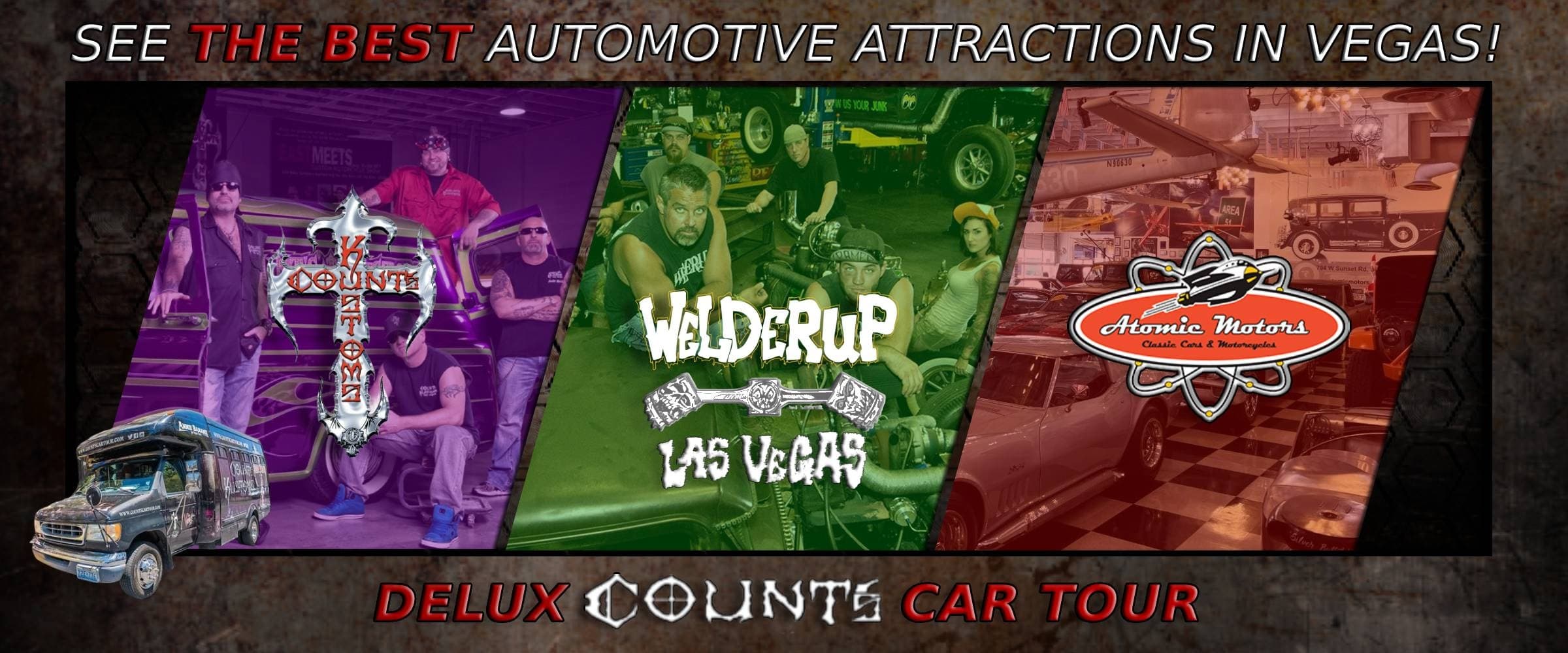 Count’s Kustoms DELUXE Car Tour in Las Vegas, NV
