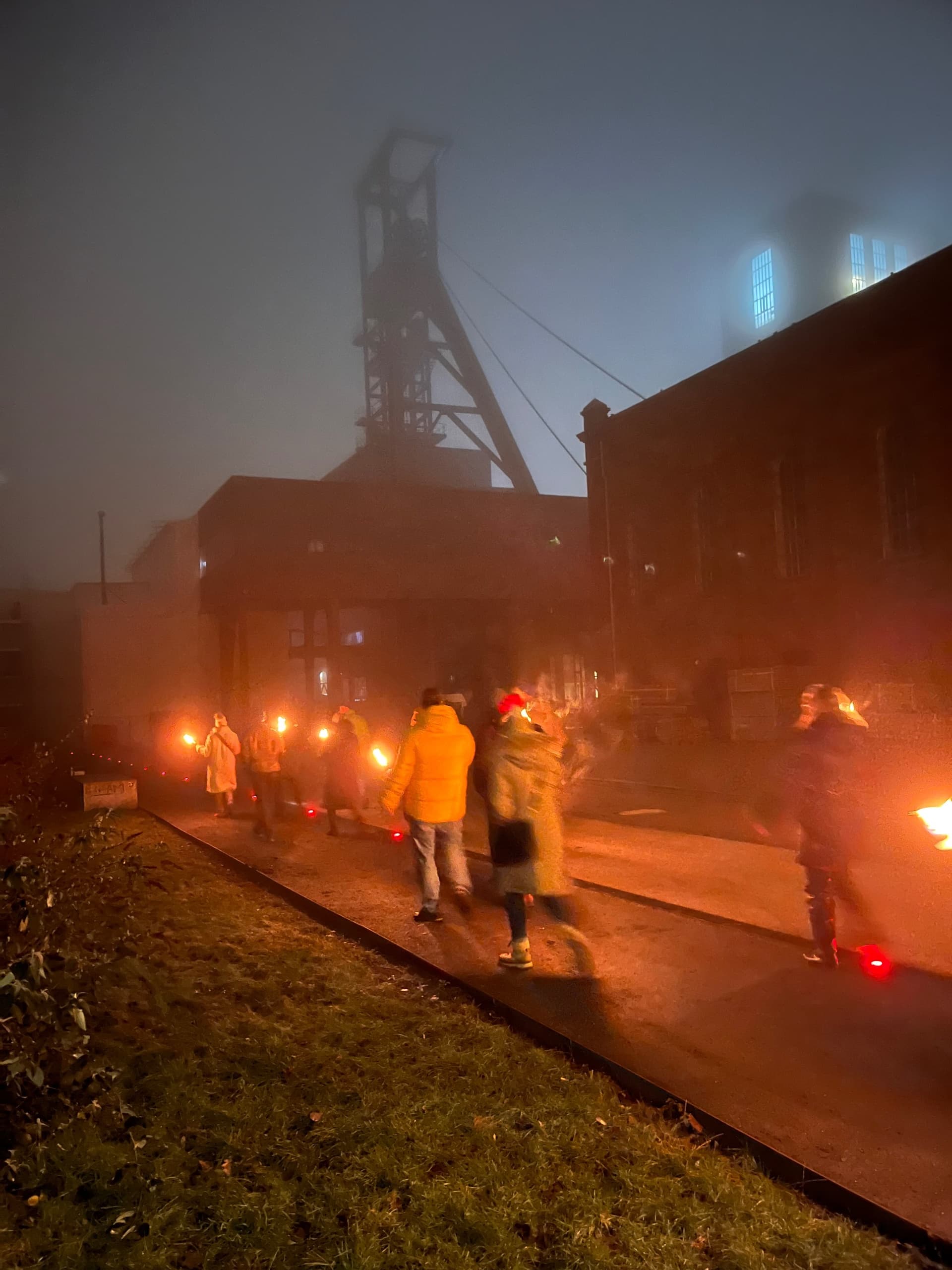 Torchlit Walk at Zollverein: Essen’s Nighttime Industrial Tour photo 1