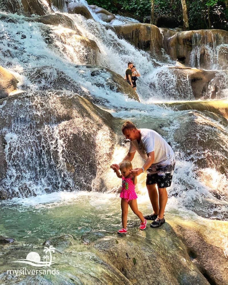 Climb Dunn's River Falls & Blue Hole — Round-Trip Shuttle from Falmouth