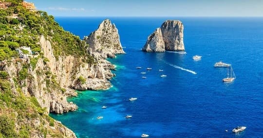 Water Activities & Boat Charters: Capri Private Day Tour by Sea Boat & You