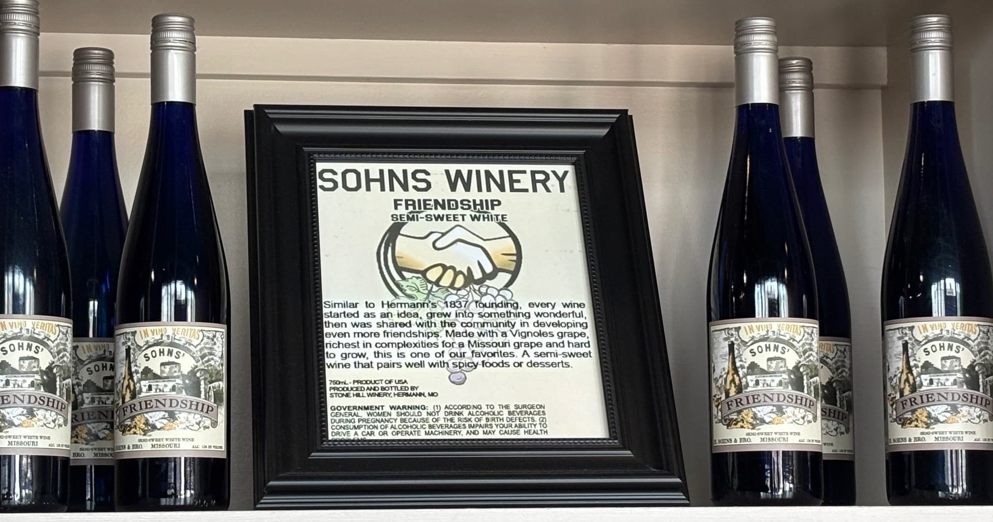 Wine Tasting at Sohns Wines in Hermann