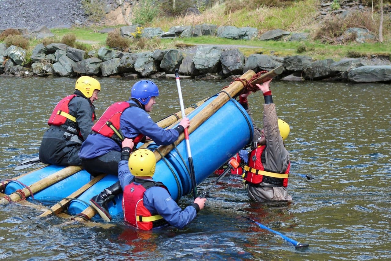 Build Your Own Raft on Llyn Padarn - Private Group Team Challenges in Llanberis photo 1