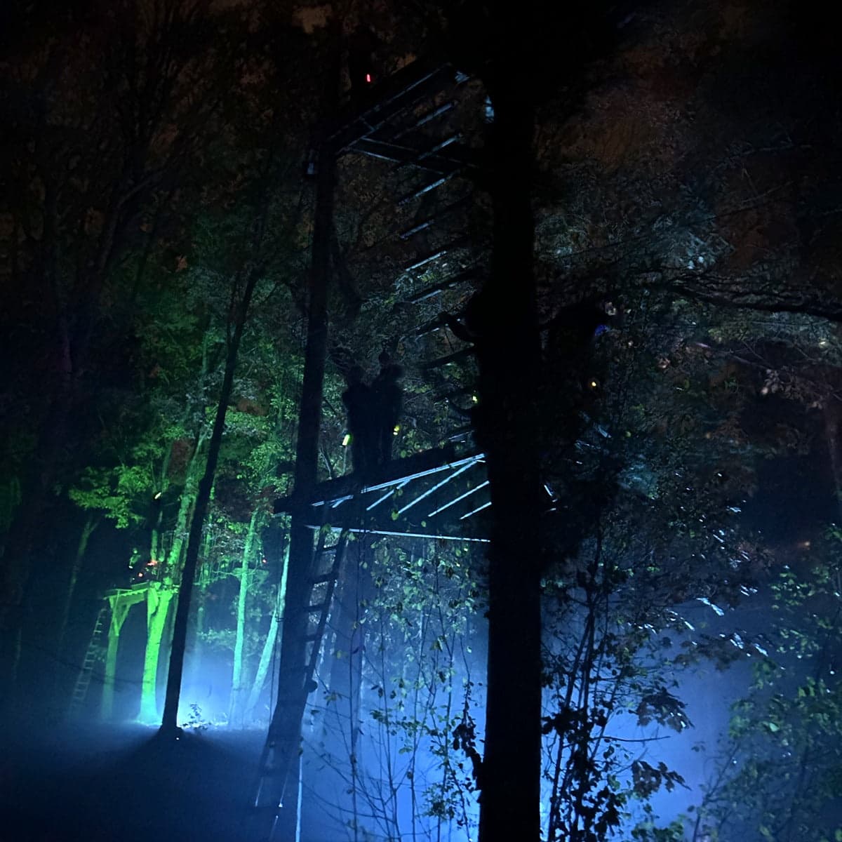 Zombie Zips: Nighttime Zipline & Haunted Climb in Kittery, Maine